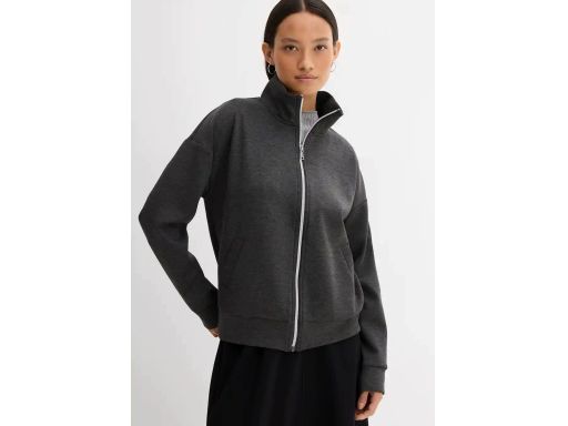 B.P.C szara bluza na zamek scuba r.48/50
