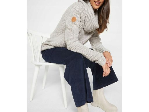 B.P.C sweter z szerokim golfem matowy srebrny ^44/46