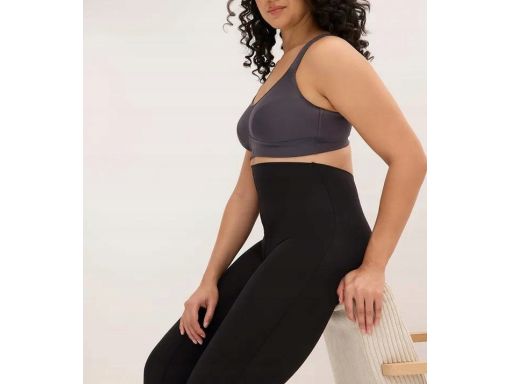 B.P.C legginsy lekko modelujące czarne bawełniane r.48