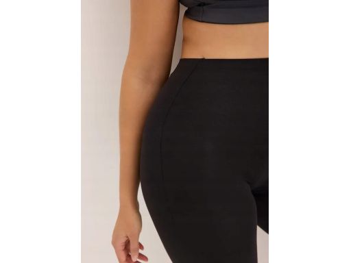 B.P.C legginsy lekko modelujące czarne bawełniane r.48