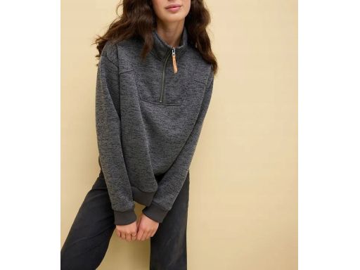 B.P.C bluza damska miękka boxy szara ^40/42