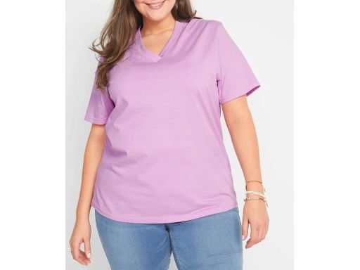 B.P.C t-shirt prosty liliowy r.40/42
