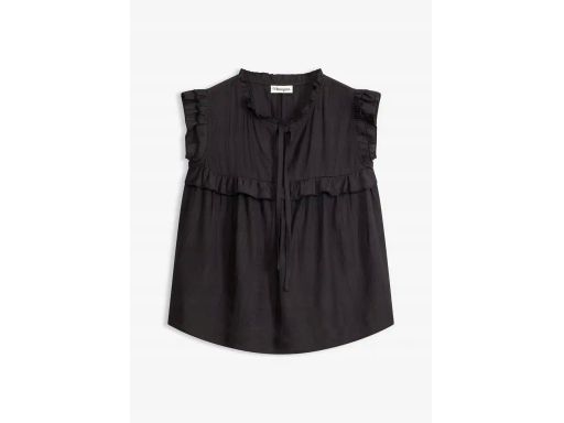B.P.C bluzka czarna z falbankami r.42