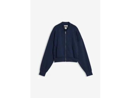 B.P.C damska bluza granatowa rozpinana bomberka 52/54.