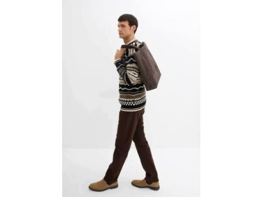 B.P.C sweter męski we wzory M.