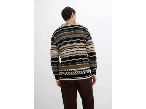 B.P.C sweter męski we wzory M.