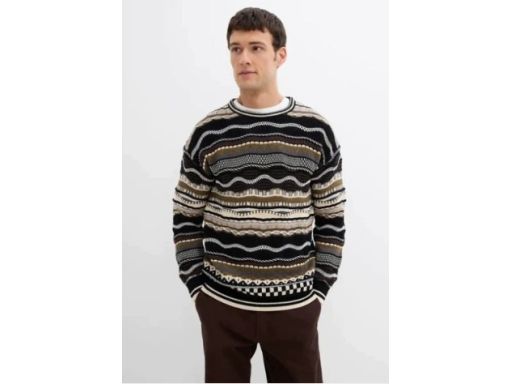 B.P.C sweter męski we wzory M.