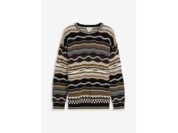B.P.C sweter męski we wzory M.