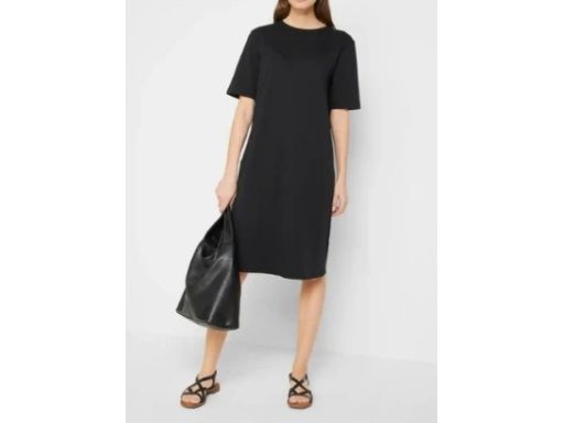 B.P.C sukienka shirtowa czarna 48/50.