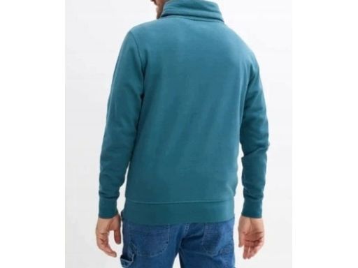 B.P.C bluza męska z szalowym kołnierzem morska 3XL.