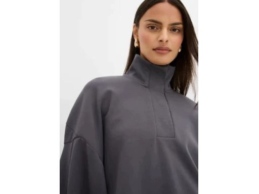 B.P.C bluza damska ze stójką antracytowa 40/42.