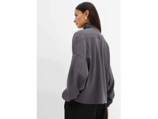 B.P.C bluza damska ze stójką antracytowa 40/42.