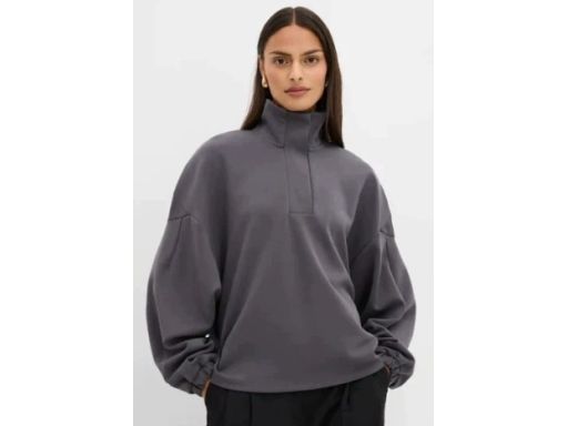 B.P.C bluza damska ze stójką antracytowa 40/42.