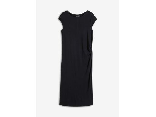 B.P.C sukienka czarna midi shirtowa r.52/54