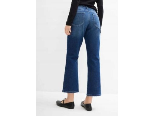 B.P.C jeansy 7/8 damskie z dziurami modne 48.