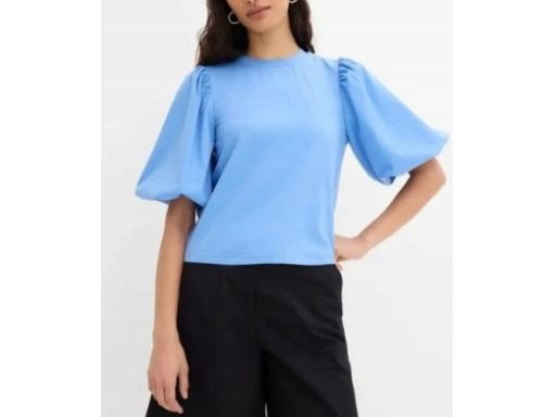 B.P.C bluzka krótki t-shirt z balonowymi rękawami r.40/42