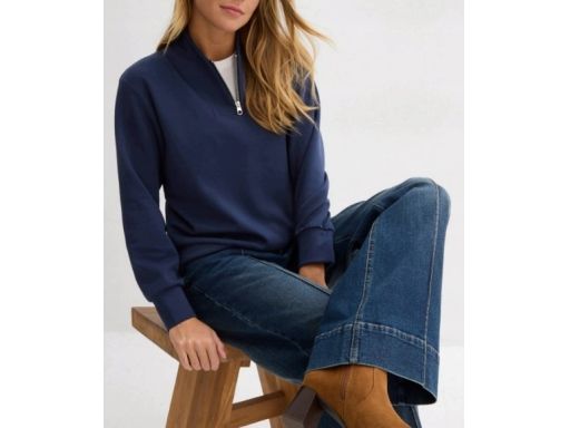 B.P.C jeansy wide leg z zaszytym kantem damskie 42.