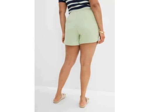 B.P.C szorty dresowe pistacjowe damskie 40/42.
