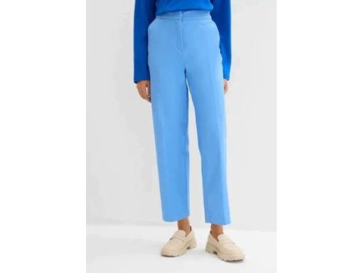 B.P.C szafirowe spodnie 7/8 chino z wysokim stanem 40.