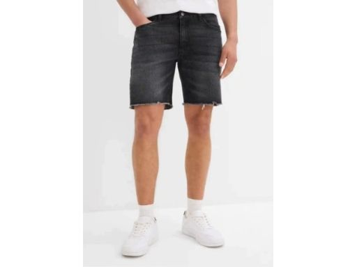 B.P.C spodenki bermudy jeansowe czarne męskie 44.
