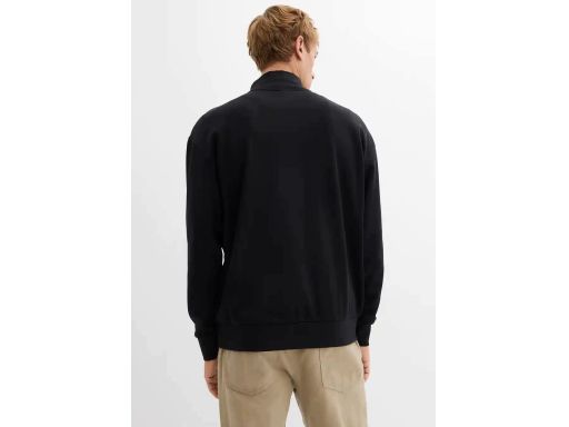 B.P.C męska bluza ze stójką i zamkiem czarna r.3XL