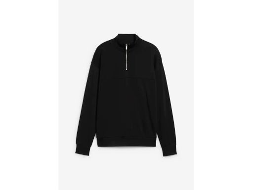 B.P.C męska bluza ze stójką i zamkiem czarna r.3XL