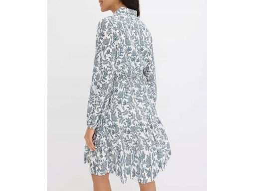B.P.C sukienka tunikowa we wzory z frędzlami boho r.52