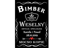 Etykiety naklejki wódkę weselną alkohol bimber 20x