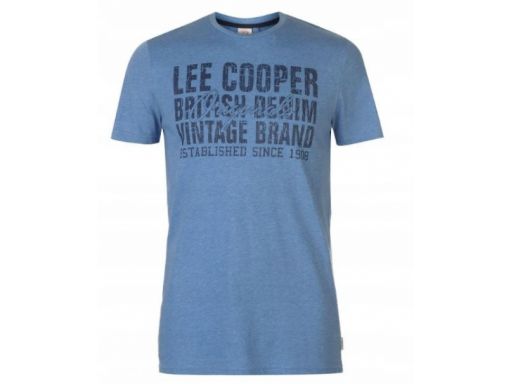Lee cooper koszulka t-shirt c denim logo tu: xxl