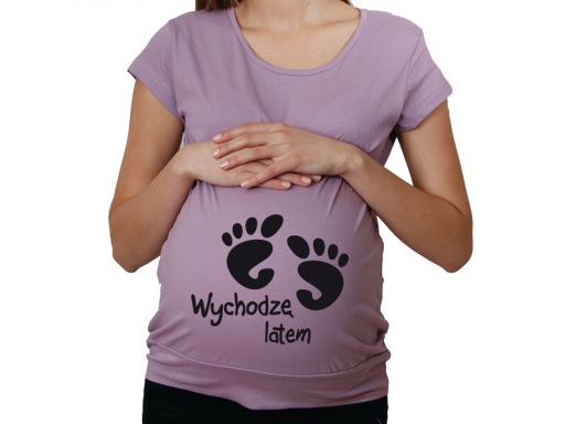 Koszulka nocna damska ciążowa do porodu wzory l