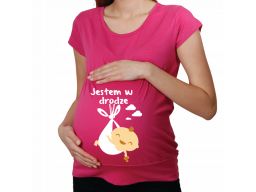 Koszulki bluzy damska ciążowe z nadrukiem wzory s
