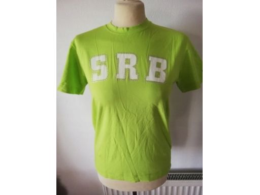 Sorbino r.10/38 m t-shirt nowy napis cyfry damski