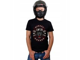 Czarna koszulka motocyklowa motor anarchy choper m